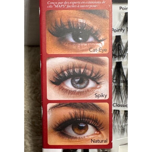 Kiss Lash Couture Mapping Kit 3D DIY Faux Extensions W/ Adhesive & Tools - Picture 7 of 7